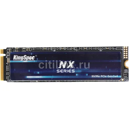 SSD накопитель KINGSPEC NX-2TB 2ТБ, M.2 2280, PCIe 3.0 x4, NVMe, M.2