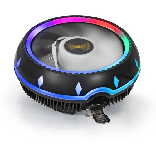 Устройство охлаждения (кулер) EXEGATE EE126M-PWM.RGB, 4-pin, RGB, 120мм, черный, retail [ex286156rus]