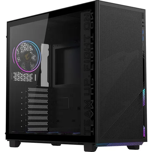 Корпус ATX Gigabyte GB-AC400G, Midi-Tower, без БП, черный