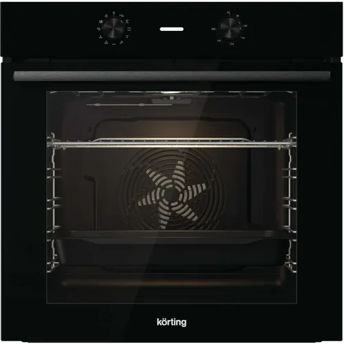Духовой шкаф электрический Korting OKB 2820 EN, 77л, дверца с 2 стеклами, черный
