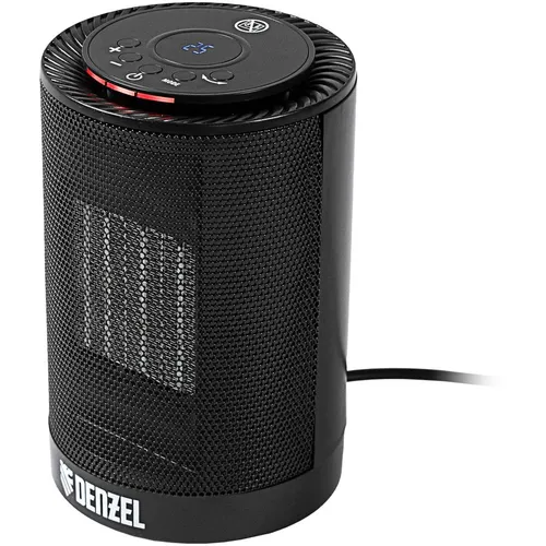 Тепловентилятор керамический DENZEL DTFC-1200, 1200Вт, с термостатом, 1 режим, черный