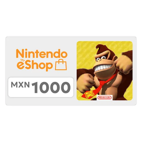 Пополнение игровой валюты Nintendo 1000 MXN Mexico, регион: Мексика