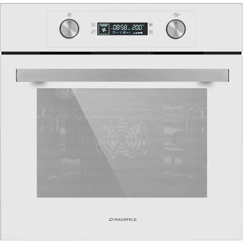 Духовой шкаф электрический MAUNFELD AEOH6062BG, 60л, дверца с 3 стеклами, бежевый