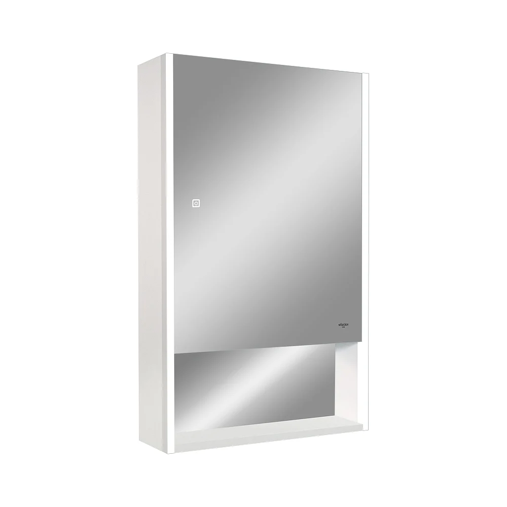 Зеркало-шкаф Reflection Reflection-Box white led 500x800 RF2420WH