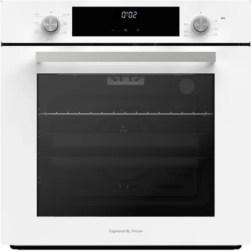 Духовой шкаф электрический ZIGMUND & SHTAIN E 153 W, 72л, дверца с 2 стеклами, белый