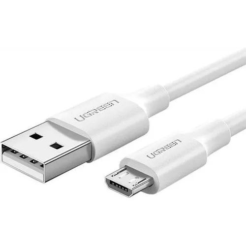 Кабель UGREEN US289, micro USB (m) - USB (m), 1м, 2A, белый [60141]