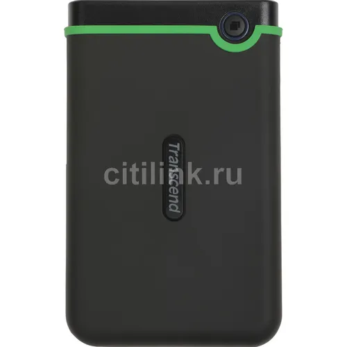 1ТБ Внешний диск HDD Transcend StoreJet 25M3S TS1TSJ25M3S, USB 3.0, серый