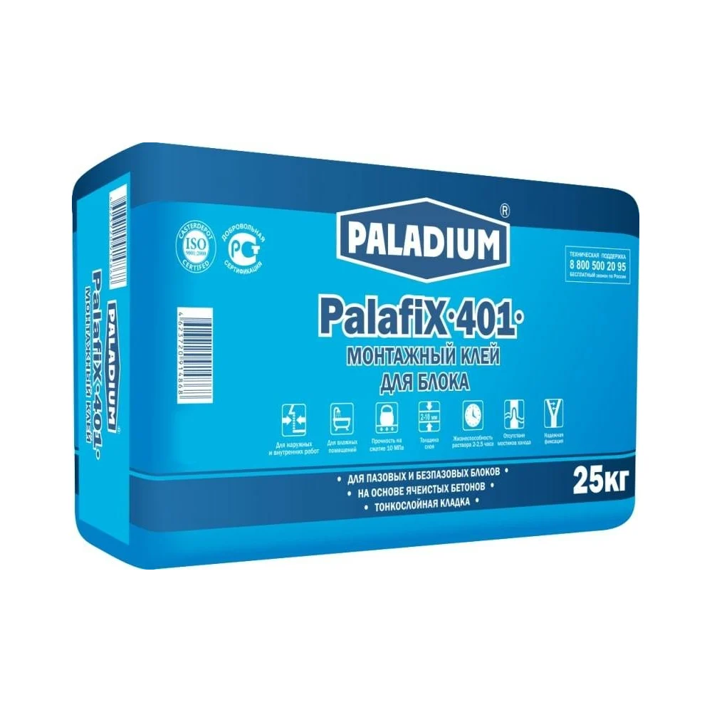Монтажный клей для блока PALADIUM PalafiX-401 PL-401/25
