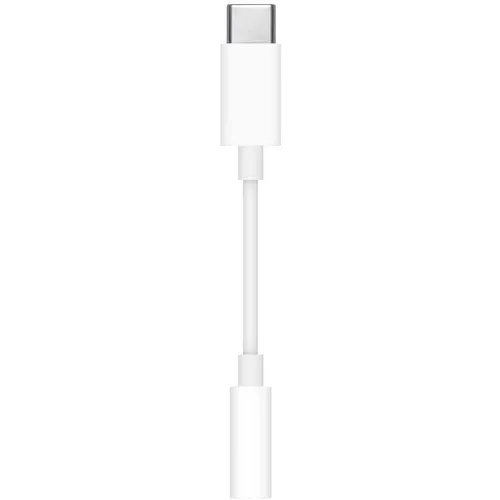 Переходник Apple MU7E2ZM/A, USB Type-C (m) - Jack 3.5 (f), MFI, белый