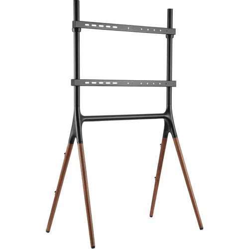 Подставка для телевизора Cactus CS-ST1247BKWN, 49-70", напольный, черный/орех