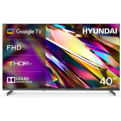 40" Телевизор Hyundai H-LED40BS5011 FULL HD, СМАРТ ТВ, Google TV, черный