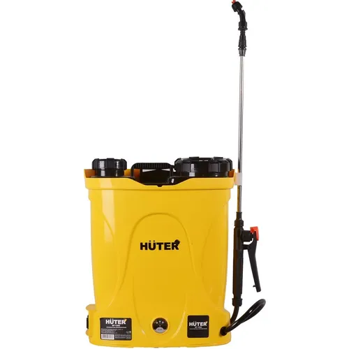 Опрыскиватель Huter SP-12AC, аккумуляторный, ранцевый, 12л, желтый/черный [70/13/28]