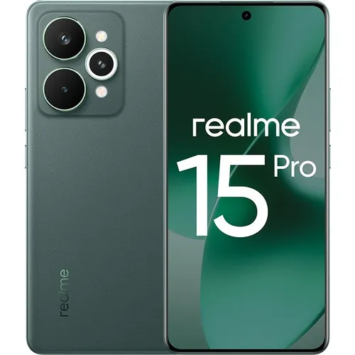 6.8" Смартфон REALME 15 Pro 12/512Gb, RMX5101, NFC, AMOLED, 144Гц, 7000мAч, зеленый