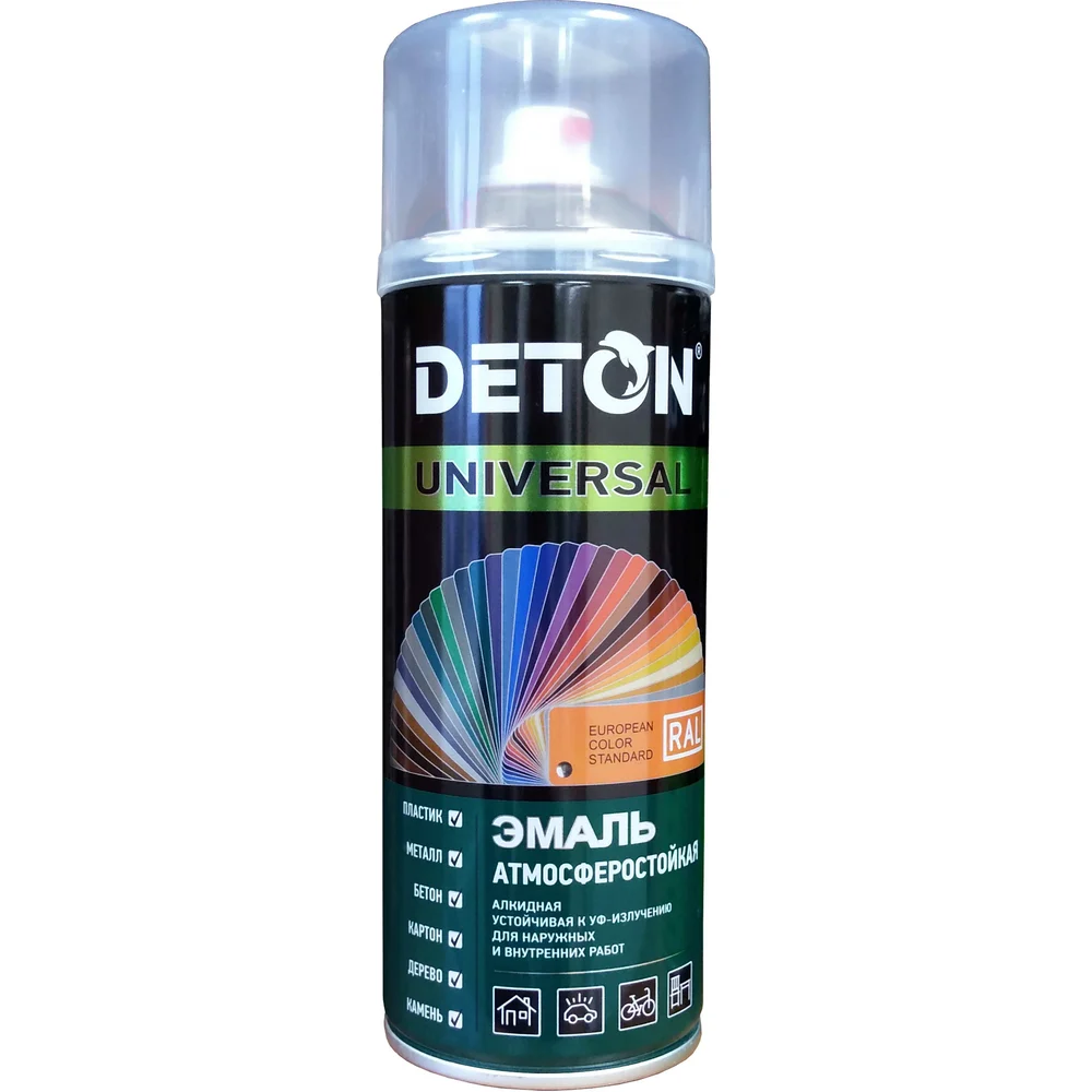 Алкидная атмосферостойкая эмаль Deton DTN-A70821