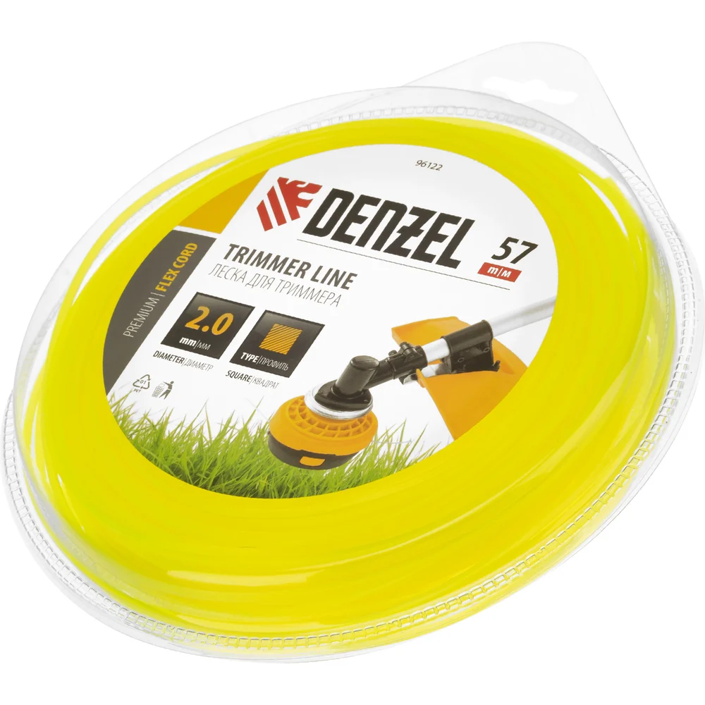 Леска для триммера Denzel FLEX CORD 96122
