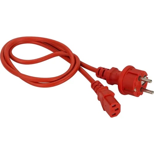 Шнур питания Lanmaster (LAN-PP13/SH-7.0-RD) C13-Schuko проводник.:3x0.75мм2 7м 220В 10А красный