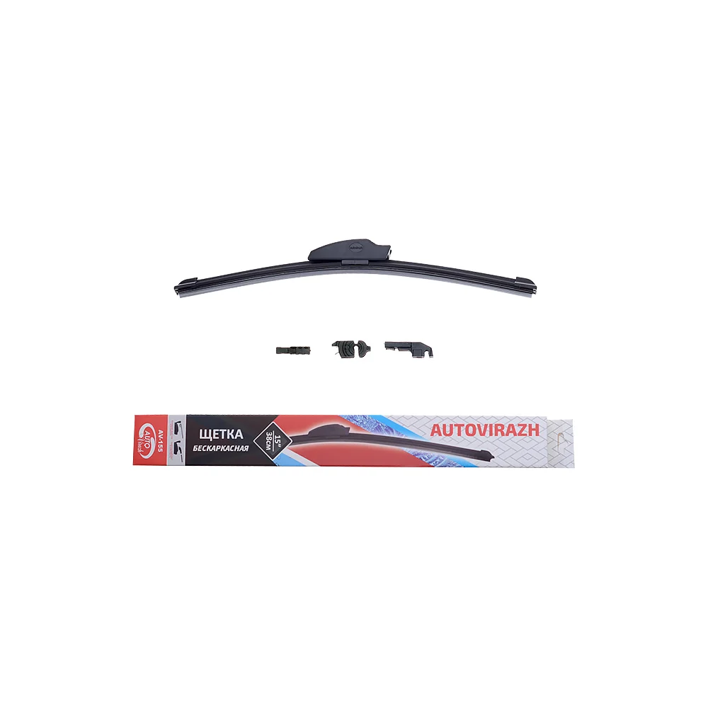 Бескаркасная щетка стеклоочистителя AUTOVIRAZH AV-155Y AV-001915