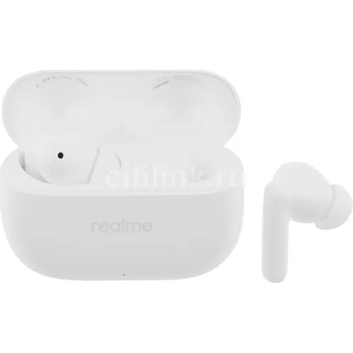 Наушники REALME Buds T310, Bluetooth, внутриканальные, белый [6941764436893]