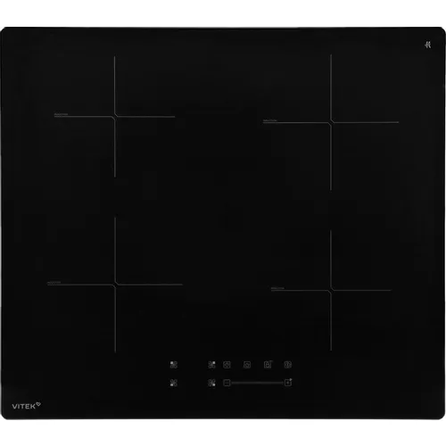 Индукционная варочная поверхность Vitek VHI6410, конфорок: 4 шт., стеклокерамика, независимая, черный