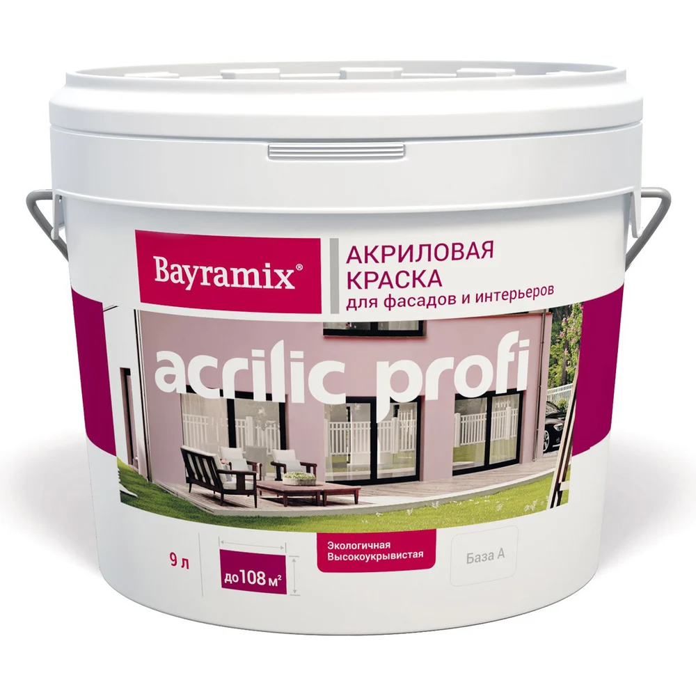 Вододисперсионная краска Bayramix Acrilic Profi BAP-130/090