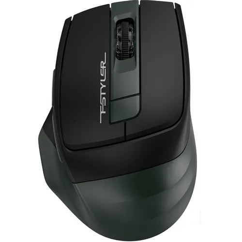 Мышь беспроводная A4TECH Fstyler FB35S, Bluetooth/Радио, оптическая, USB, 2000dpi, темно-зеленый и черный [fb35s usb midnight green]