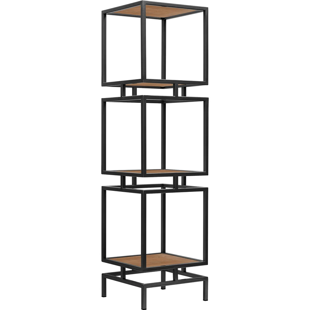 Стеллаж GreenWeen CUBIC-3 GW-CUBIC-3-B-LD-R
