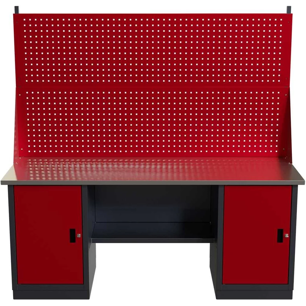 Слесарный двухтумбовый верстак IRONMEBEL worky wk-0/wk-0 M-IM00197K