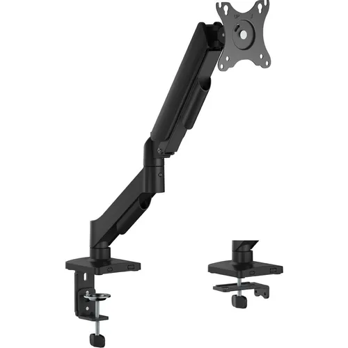 Кронштейн для мониторов Cactus CS-VM-MG-80-BK, до 32", до 9кг, настольный, поворот и наклон, черный / белый