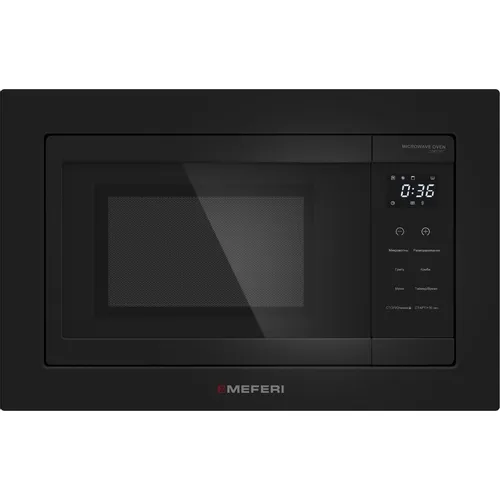 Встраиваемая микроволновая печь MEFERI Comfort MMO6020BK, 20л, 800Вт, черный