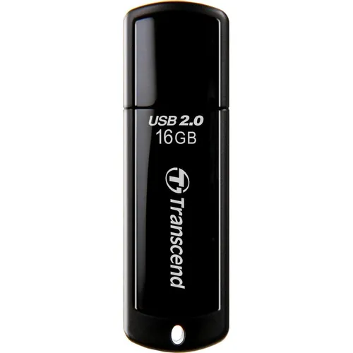 Флешка USB Transcend Jetflash 350 16ГБ, USB2.0, черный [ts16gjf350]