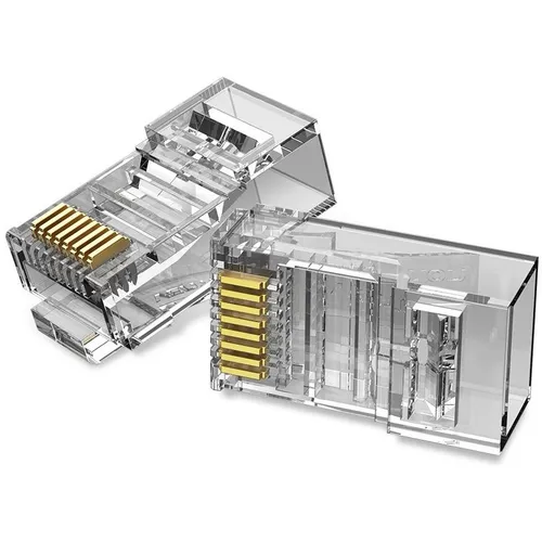 Коннектор Vention (VBSJT-5U) UTP RJ45 прозрачный (упак.:10шт)