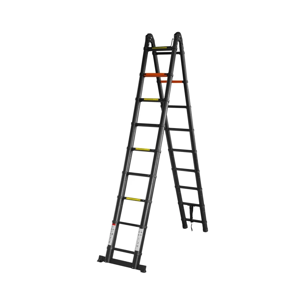 Телескопическая лестница-стремянка Rockforce RF-UP280-M