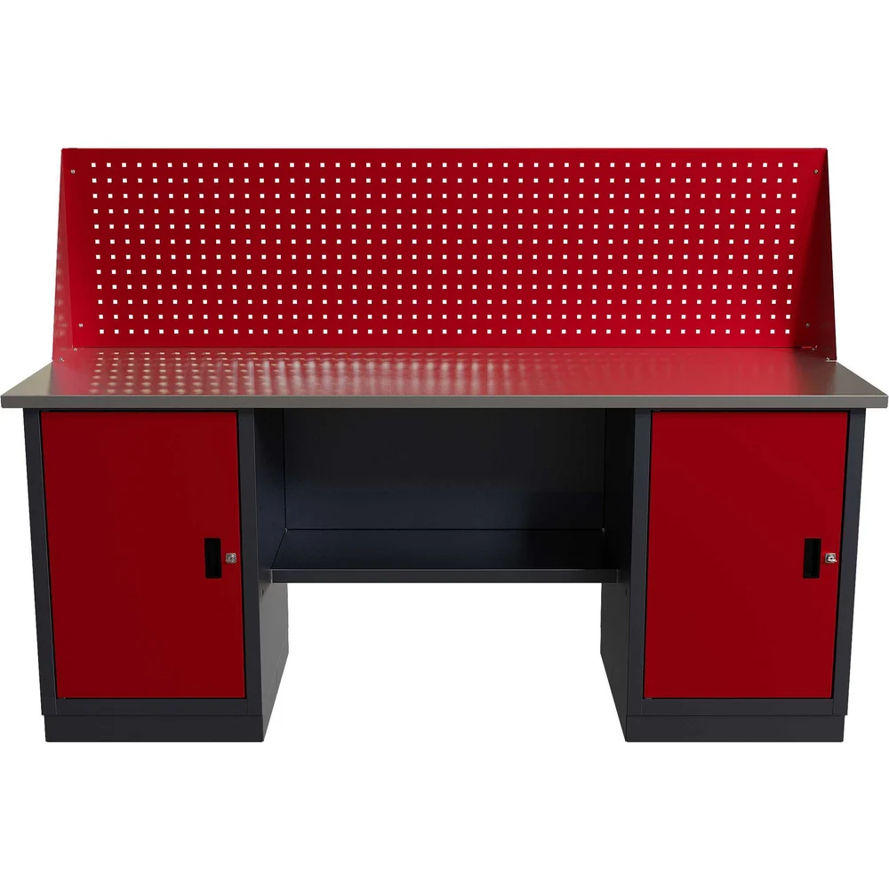 Слесарный двухтумбовый верстак IRONMEBEL worky wk-0/wk-0 M-IM00196K