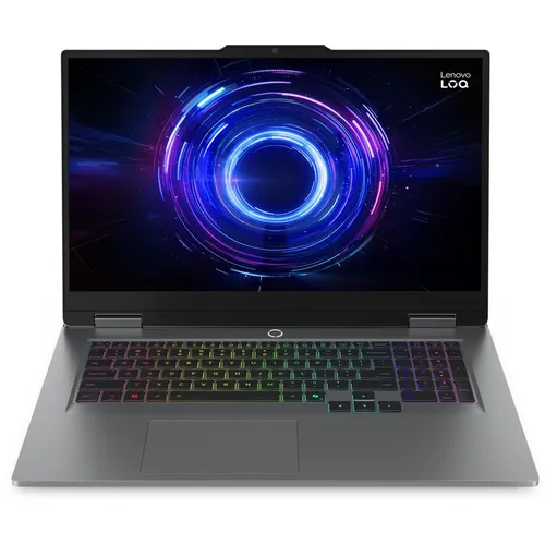 Ноутбук игровой Lenovo LOQ 17IRX10, 17.3", 2025, IPS, Intel Core i5 13450HX 2.4ГГц, 10-ядерный, 16ГБ DDR5, 512ГБ SSD, NVIDIA GeForce RTX 5050 для ноутбуков - 8 ГБ, TGP 115Вт, без операционной системы, серый [83jh0089rk]