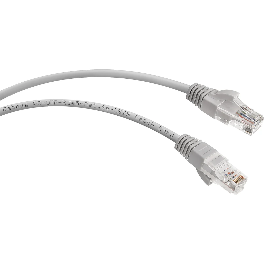 Неэкранированный патч-корд Cabeus PC-UTP-RJ45-Cat.6a-5m-LSZH