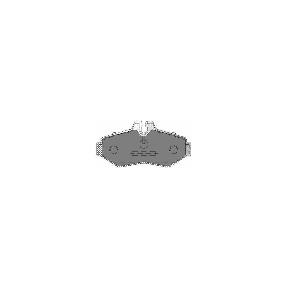 Колодки тормозные SCT SP233