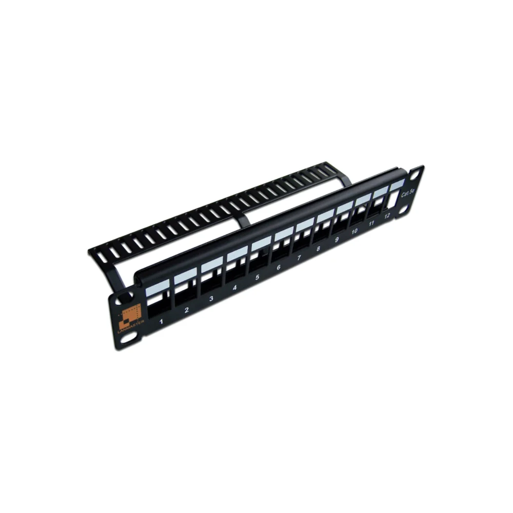 Неэкранированная наборная патч-панель LANMASTER LAN-PP12OK-UTP/10