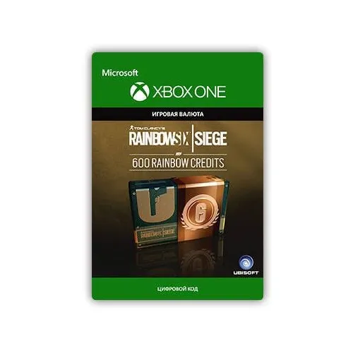 Пополнение игровой валюты Microsoft Tom Clancy's Rainbow Six Siege: 600 Credits, регион: Россия