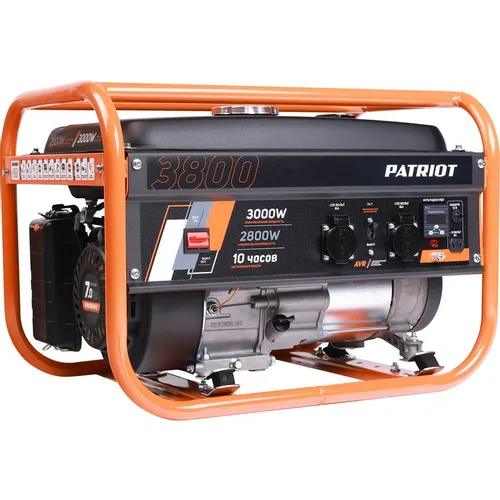 Бензиновый генератор Patriot GRS 3800, 220 В, 3кВт [476102255]