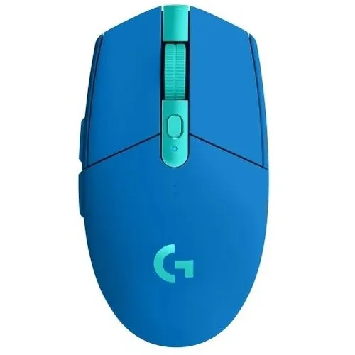 Мышь беспроводная Logitech G304 Lightspeed, игровая, радио, оптическая, USB, 12000dpi, синий [910-006018]