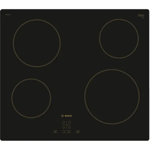 Электрическая варочная поверхность Bosch PKE611BA1R, конфорок: 4 шт., стеклокерамика, независимая, черный