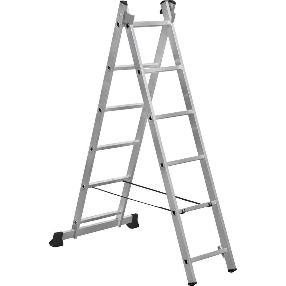 Алюминиевая двухсекционная лестница Scala Sc 2006