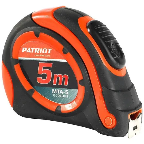 Рулетка строительная Patriot MTA 5, 5м x25мм, с автостопом [350005035]