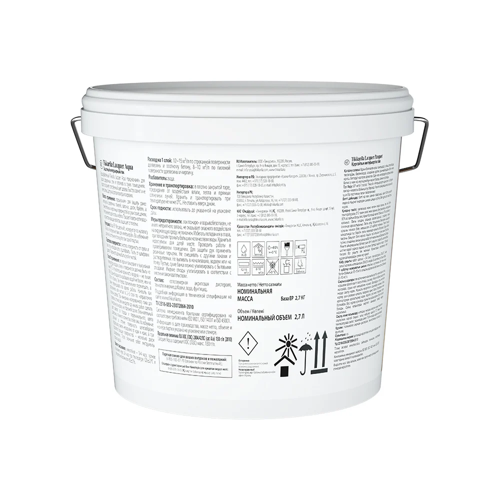 Интерьерный антисептирующий защитный лак Tikkurila EURO LACQUER AQUA 700001138