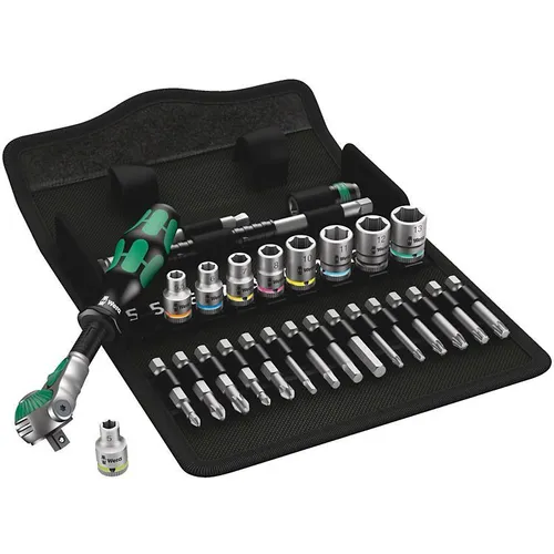Набор инструментов WERA 8100 SA 6 Zyklop Speed, 28 предметов [we-004016]