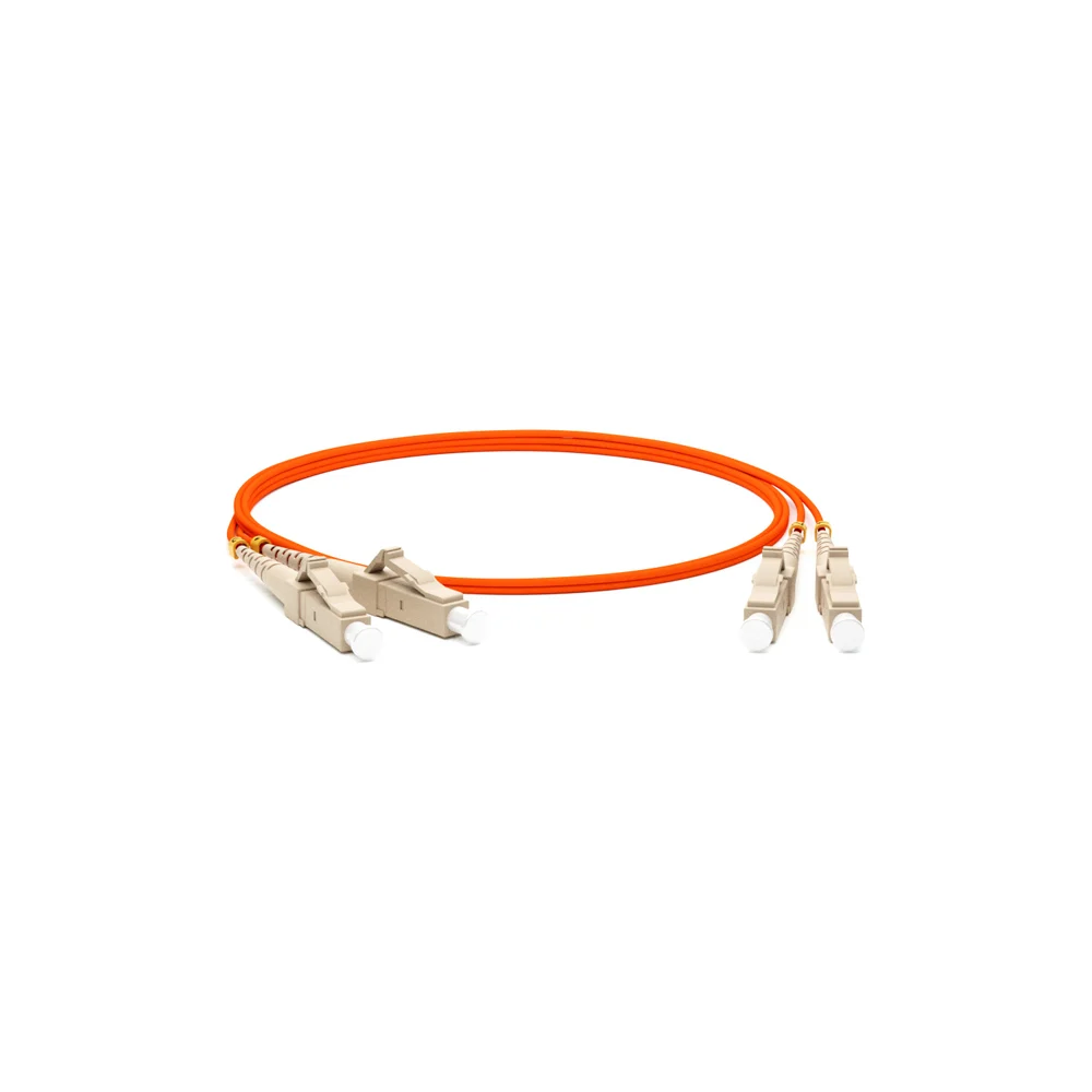 Волоконно-оптический шнур Hyperline FC-D2-50-LC/PR-LC/PR-H-2M-LSZH-OR 27864