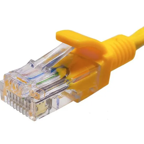 Патч-корд SUPRLAN 10-0162, вилка RJ-45, вилка RJ-45, кат.5E, LSZH, 1м, желтый
