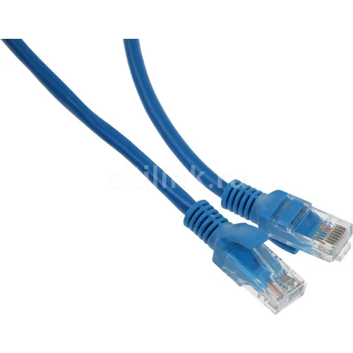Патч-корд PREMIER PP12-30M/B литой (molded), UTP, кат.5E, 30м, 4 пары, 26AWG, алюминий омедненный, многожильный, синий