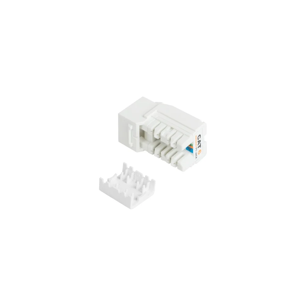 Неэкранированный модуль-вставка NIKOMAX Keystone NMC-KJUE2-FT-WT