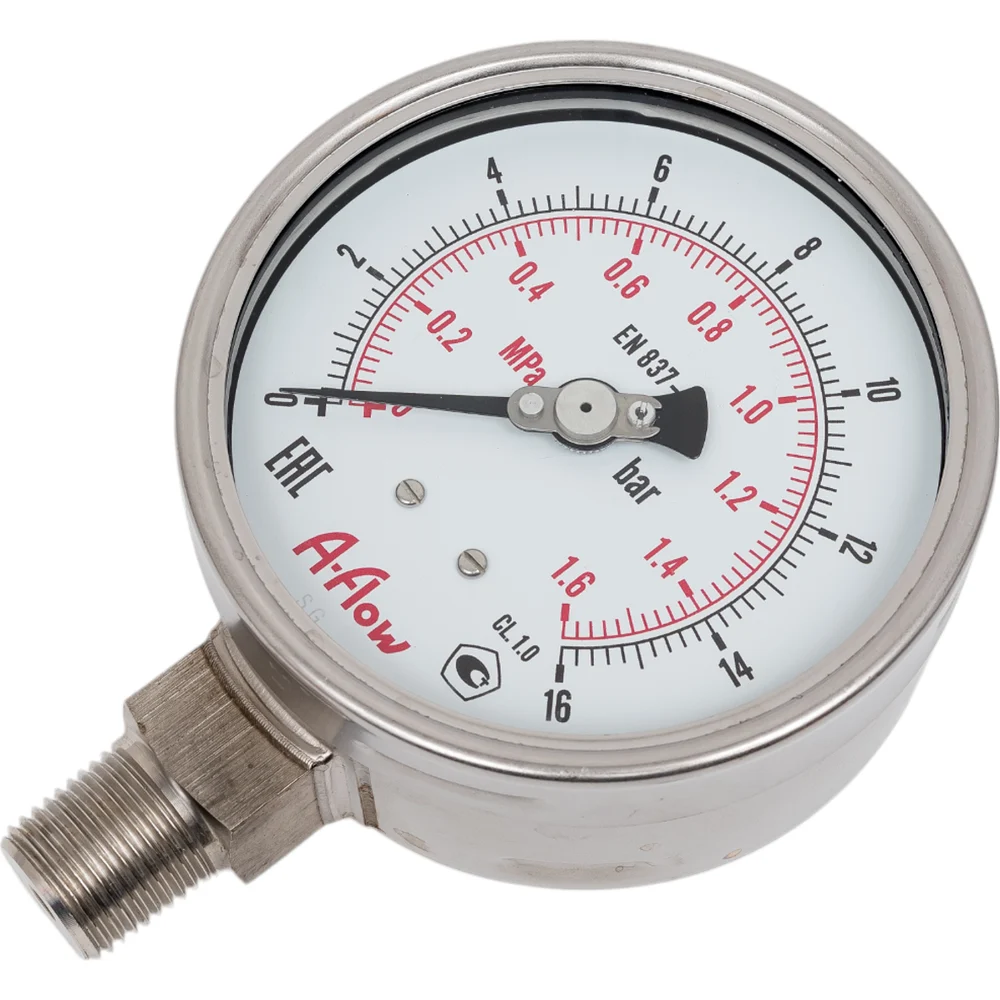 Манометр A-Flow G32-S-8N-100A-16bar